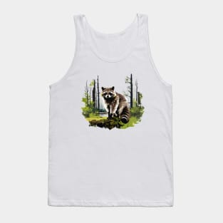 Raccoony Cuteness Tank Top